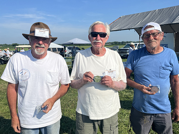 Small Nos Rubber: (L-R) Bruce Hannah, Ed Hardin (1st), and Gerald Brown.