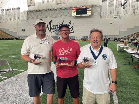 The HLG podium. L-R: Don DeLoach (2nd), Tim Batiuk (1st), and Bruce Kimball (3rd). The HLG podium. L-R: Don DeLoach (2nd), Tim Batiuk (1st), and Bruce Kimball (3rd).