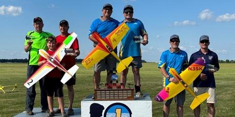 Winners and their trophies Nats EF1 2023