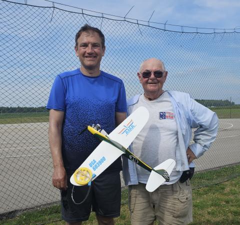 2026 Nats DMAA Sport Goodyear winning team: Pilot Alexsey Tuponov and Pitman Bob Oge.