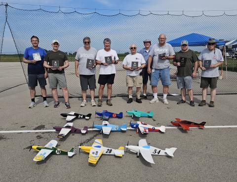 2026 Nats DMAA Sport Goodyear winners (L to R), gold finalists: Alexsey Tuponov, Mike Alimov and Bill Bischoff. Silver finalists: Patrick Hempel, Bob Oge, and Bill Lee. Bronze Finalists: Mike Greb, Chuck Barnes Jr., and Chuck Barnes Sr.