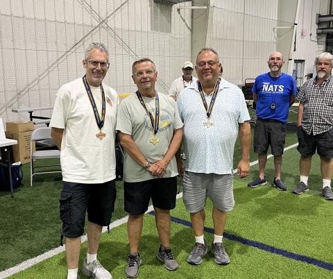 Easy B winners (L to R), John Kagan - 3rd, Tom Sova - 1st, Don Slusarczyk - 2nd.