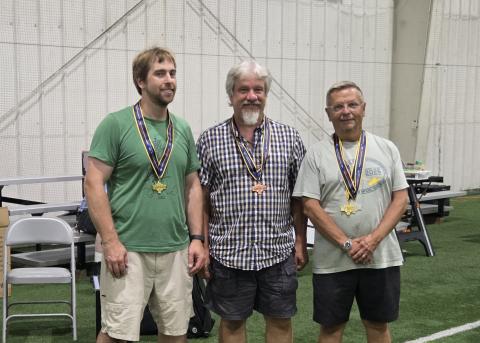 F1R winners (L to R), Nick Ray - 1st, Billy Batkins - 3rd, Tom Sova - 2nd.