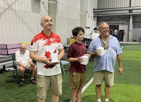 F1N winners (L to R), Dmytro Silin - 2nd, Miles Polischuk - 3rd, Don Slusarczyk – 1st.