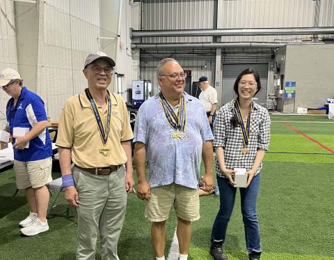 Standard CLG winners (L to R), Xiaoguo Tang - 1st, Don Slusarczyk - 2nd, June Tang – 3rd.