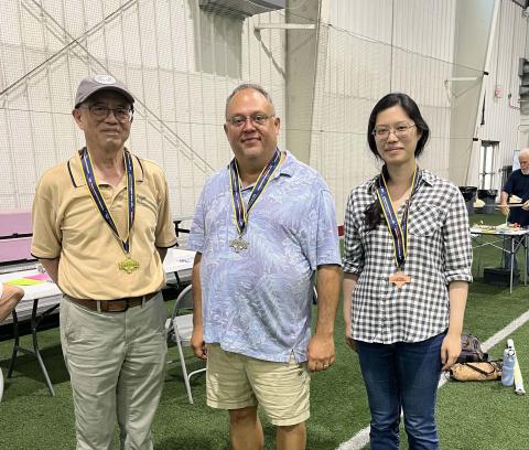Unlimited CLG winners (L to R), Xiaoguo Tang - 1st, Don Slusarczyk - 2nd, June Tang – 3rd.