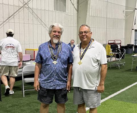 Manhattan Cabin winners (L to R), Billy Batkins – 2nd, Don Slusarczyk - 1st.