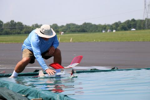 Denny Dock competes in ROW. Photo by Rachelle Haughn