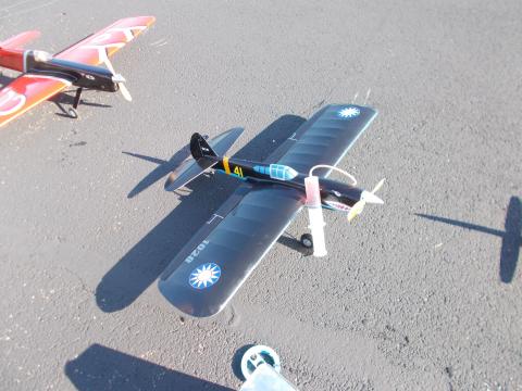 Black Tiger flown by Tom Dixon.