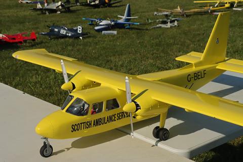 Pete Bauer’s Britten Norman Islander that he flew to a 1st place finish in the 2024 F4B World Championships.