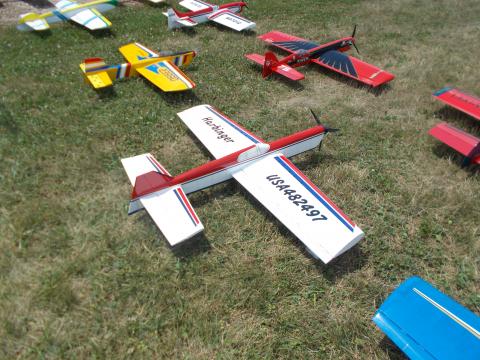 Crist Rigotti's Harbinger plane.