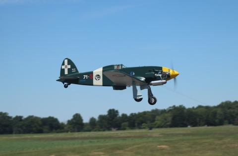 Burt Brokaw first place Profile Scale Macchi 202 in 2021.