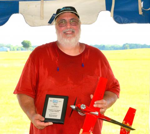 Bill Hughes third place in 21 Speed Sport.