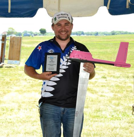 James VanSant wins 3rd place in D Speed.