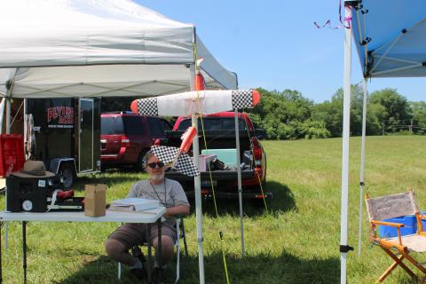 The Flying Aces Club wind vane.