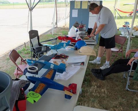 Goodyear staging area.