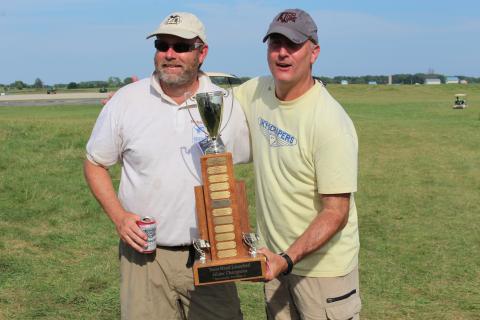 Winners of the Hand Launch Team trophy.