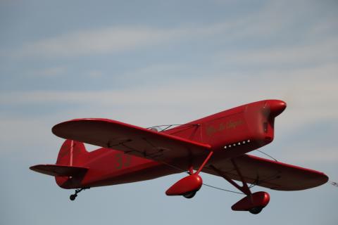 Miss Los Angeles flying.