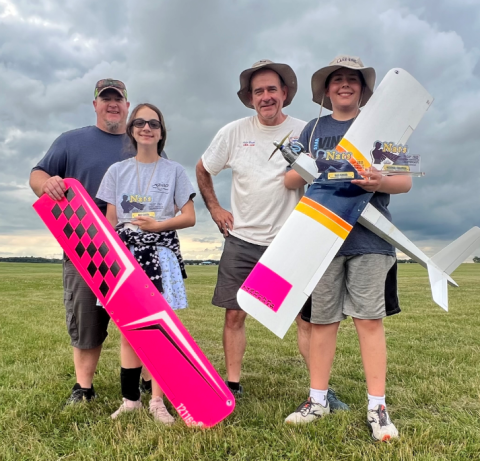 L-R: Tom Doe, Annabelle Doe (Best Senior), Augie Haupt, and Mitchell Haupt (Best Junior).