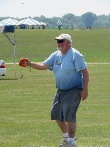 Mike Hazel during low speed flight.
