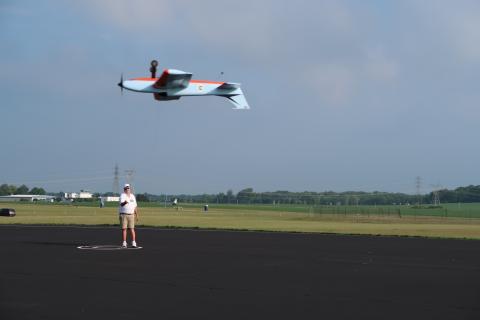Mike Schmidt during an official flight.