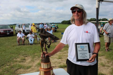 Patrick Mackenzie and the Mulvihill Trophy.
