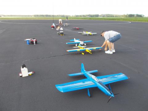 Practice lineups after the judging.