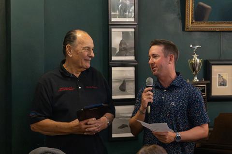 George Asteris’ induction into the NSRCA Hall Of Fame. (Jon Dieringer photo)