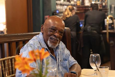 Mike Murphy relaxing after a hard week of friendly competition. (Jon Dieringer photo)