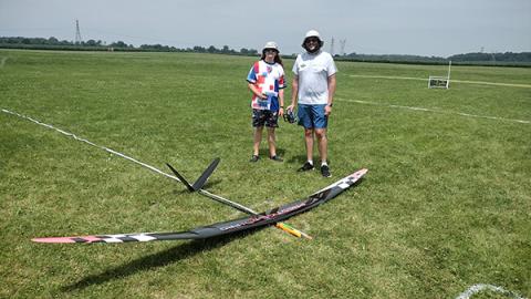 The Bradley boys: John and David. John is your 2025 Junior World Champion in F5J.