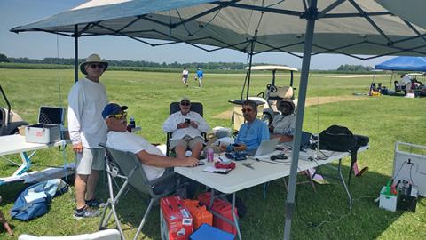 (L-R) Norm, Wally, Garry, Ed, and Charles.