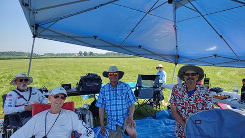 This is the B-Team (L-R): Tom Broeski, Tom Scully, Todd Anderson, Tom David (out back) and Mike Bergerson.