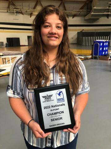 Anjulie Sorbello was H-Point winner in the  Senior category.