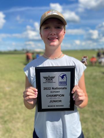 Junior Hi-Point Champion Skilly DeLoach.