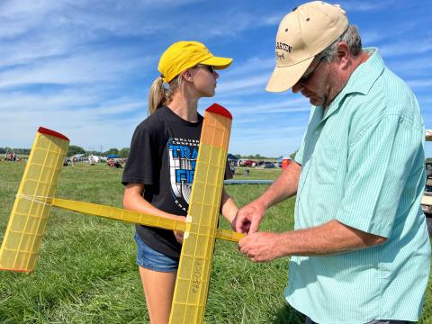 Sarah Dalecki earned second place in Junior P-30. 