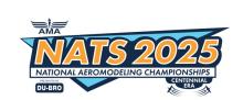 AMA NATS 2025 logo for National Aeromodeling Championships.